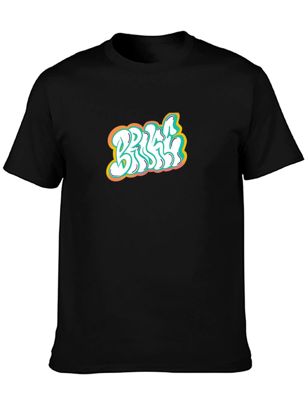 Stylish Graphic Print Black T-Shirt for Men