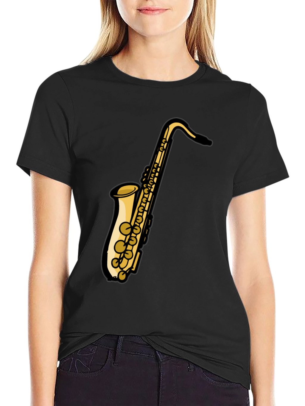 Saxophone Graphic Tee - Cool Music Lovers Shirt
