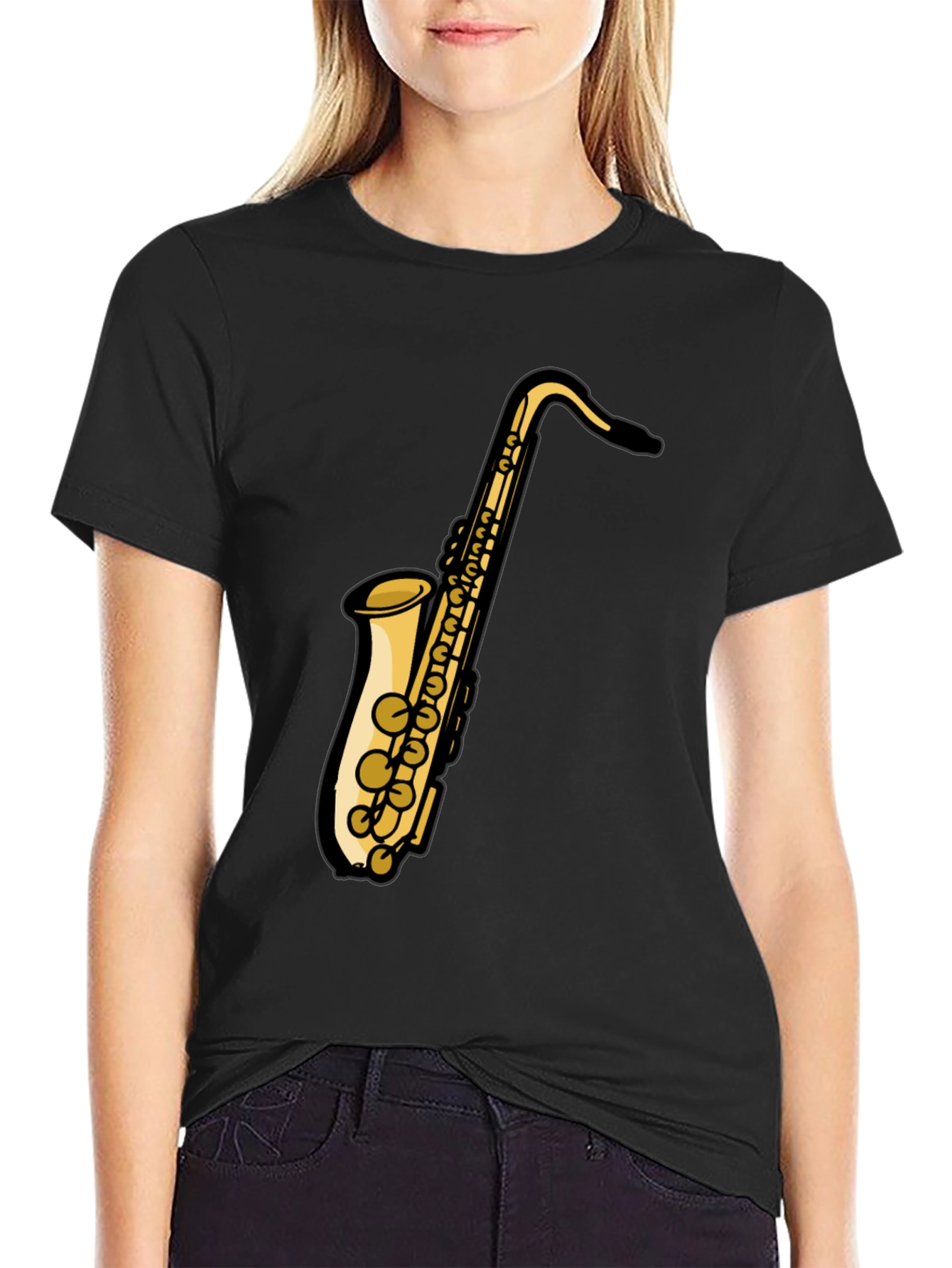 Saxophone Graphic Tee - Cool Music Lovers Shirt