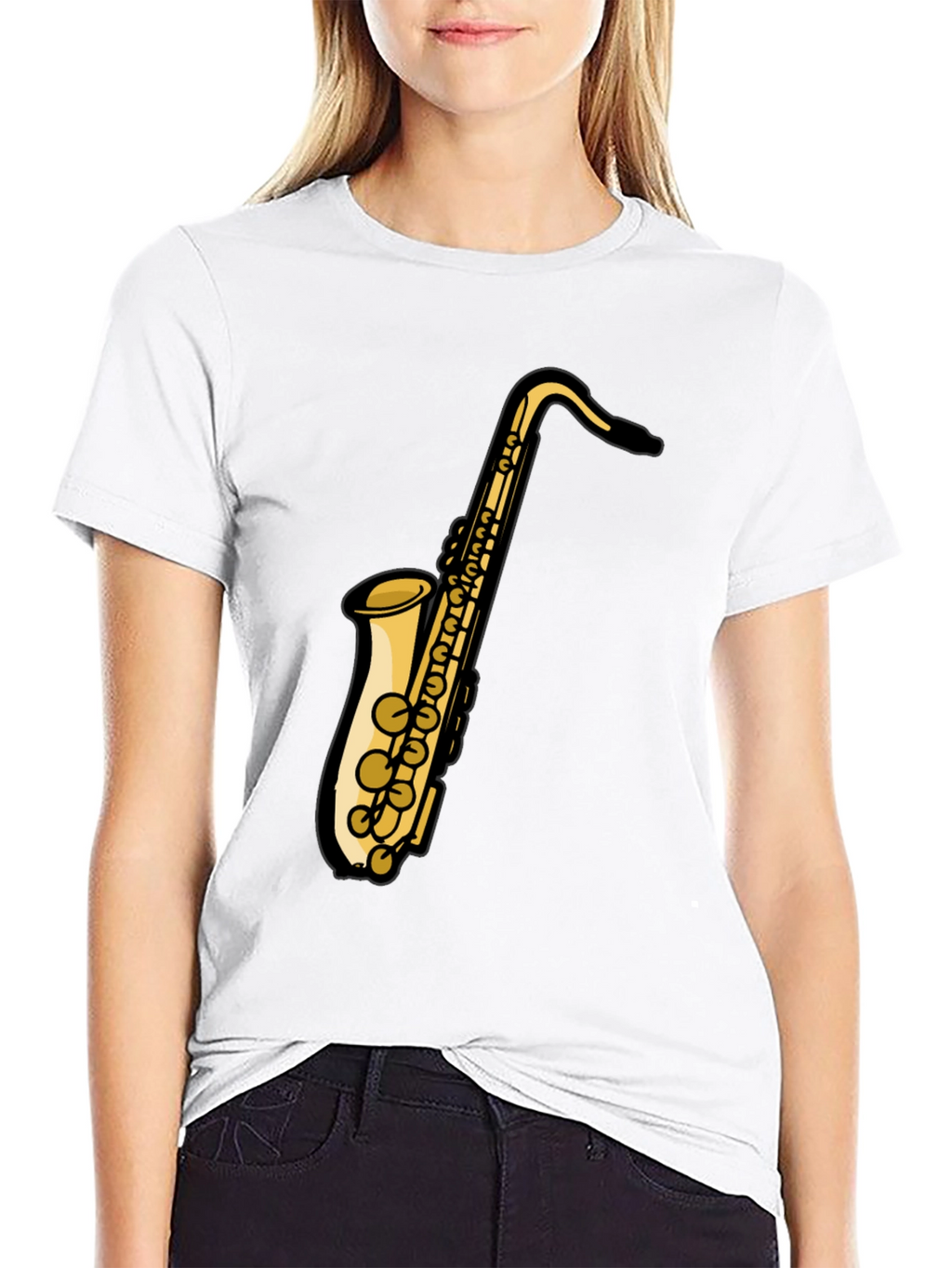 Saxophone Graphic Tee - Cool Music Lovers Shirt