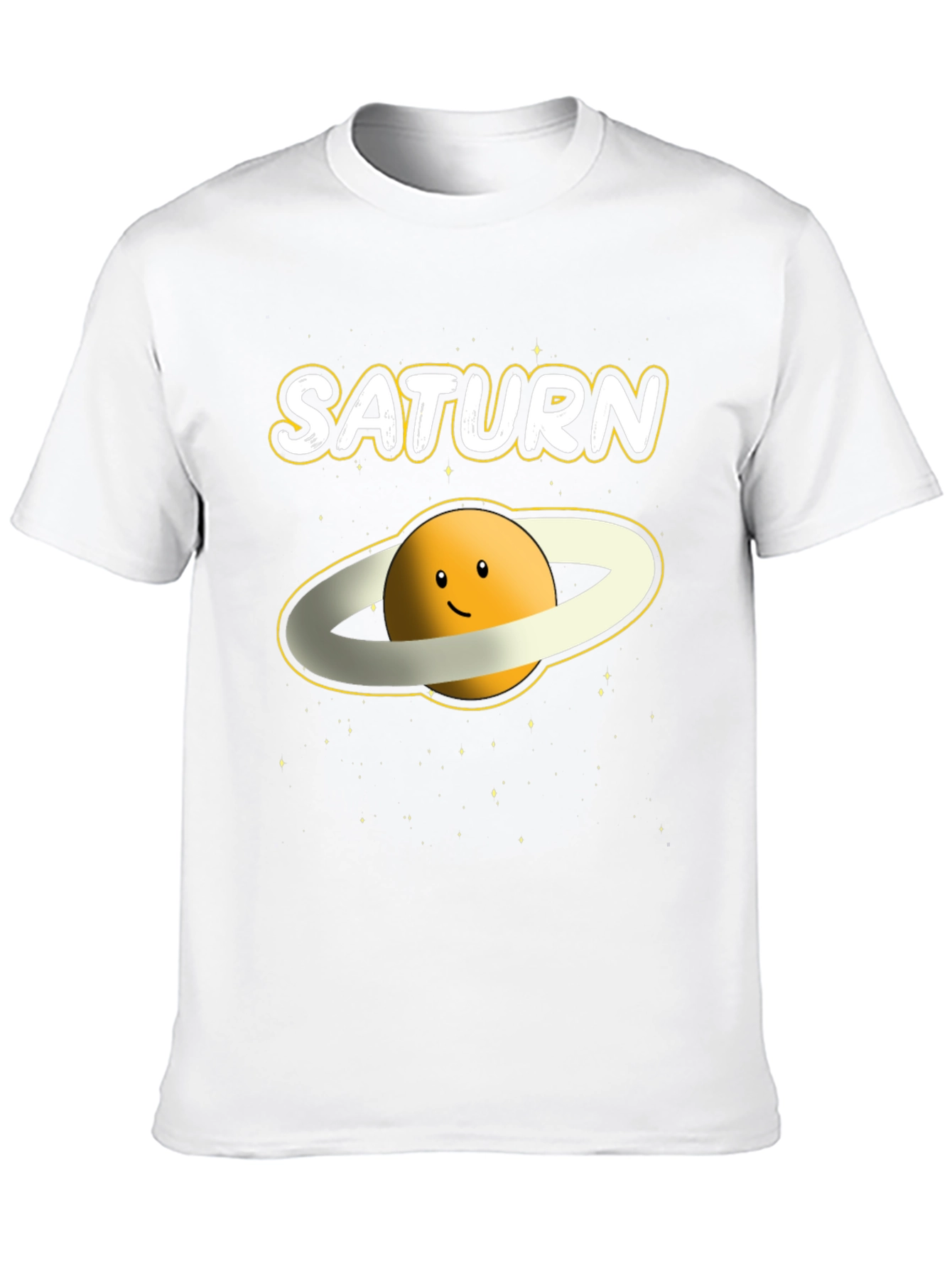 Saturn Planet Graphic T-Shirt - Outer Space Tee
