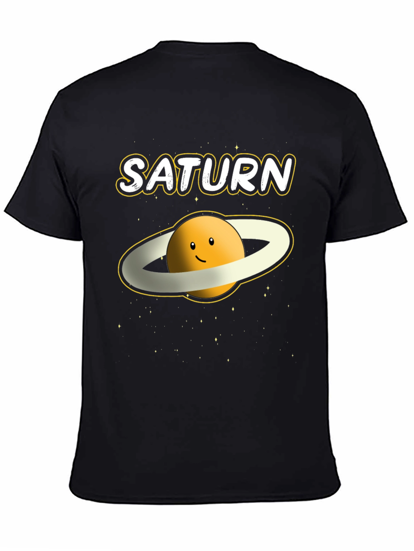 Saturn Planet Graphic T-Shirt - Outer Space Tee