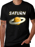 Saturn Planet Graphic T-Shirt - Outer Space Tee