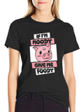 Moody Piggy T-Shirt - Give Me Foody!
