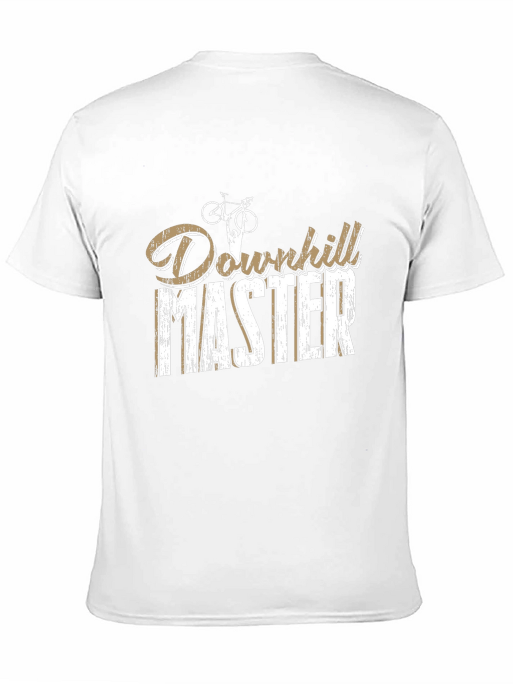 Downhill Master Graphic Tee - Black Cotton Casual T-Shirt