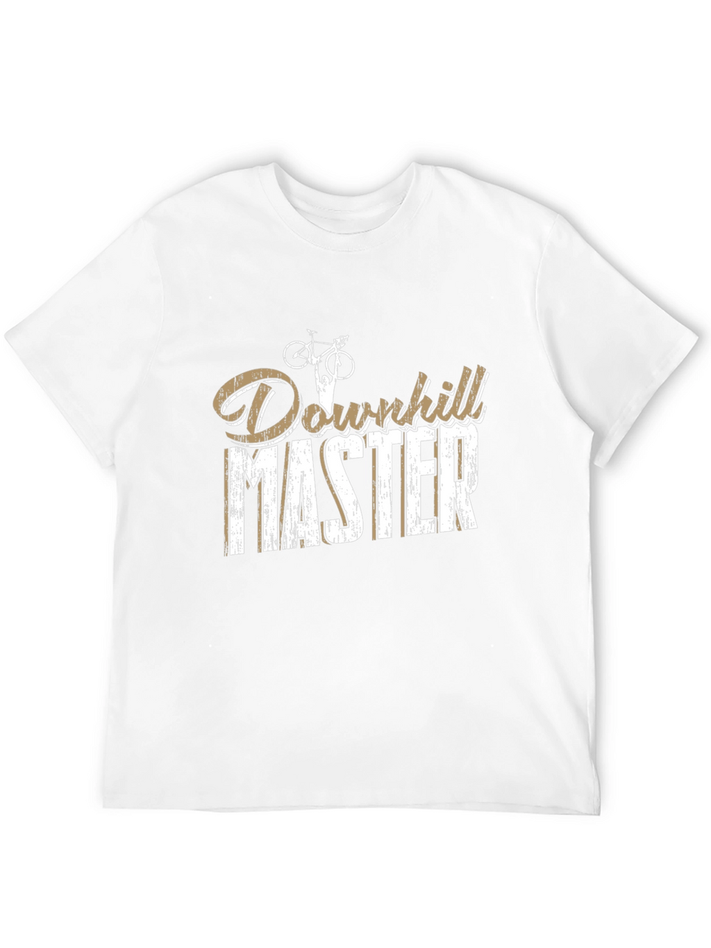 Downhill Master Graphic Tee - Black Cotton Casual T-Shirt