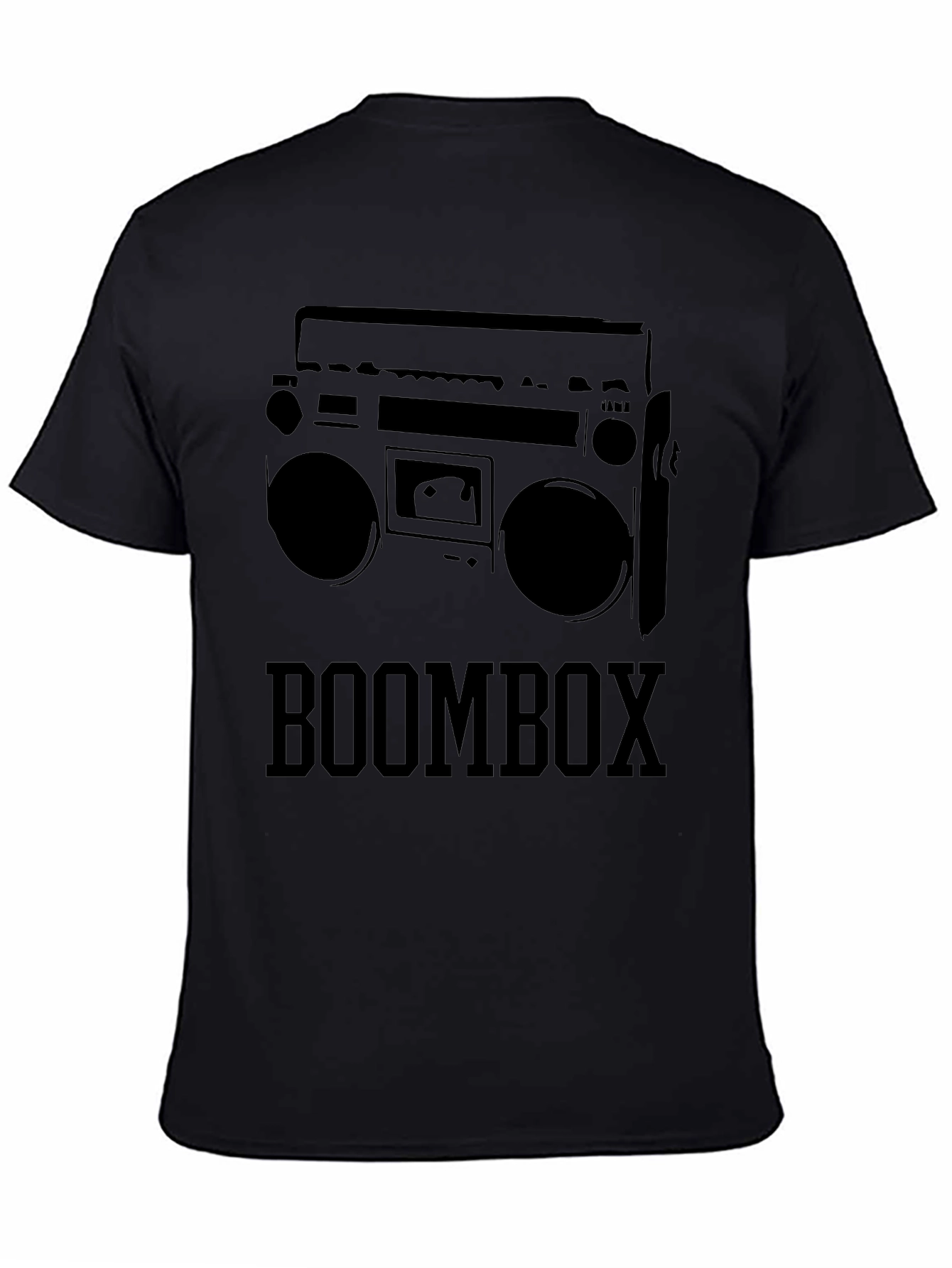 Retro Boombox Graphic T-Shirt - Classic 80s Style