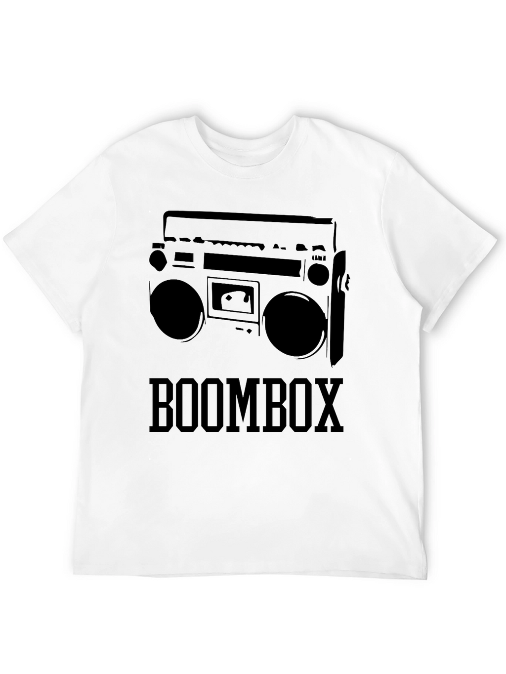 Retro Boombox Graphic T-Shirt - Classic 80s Style