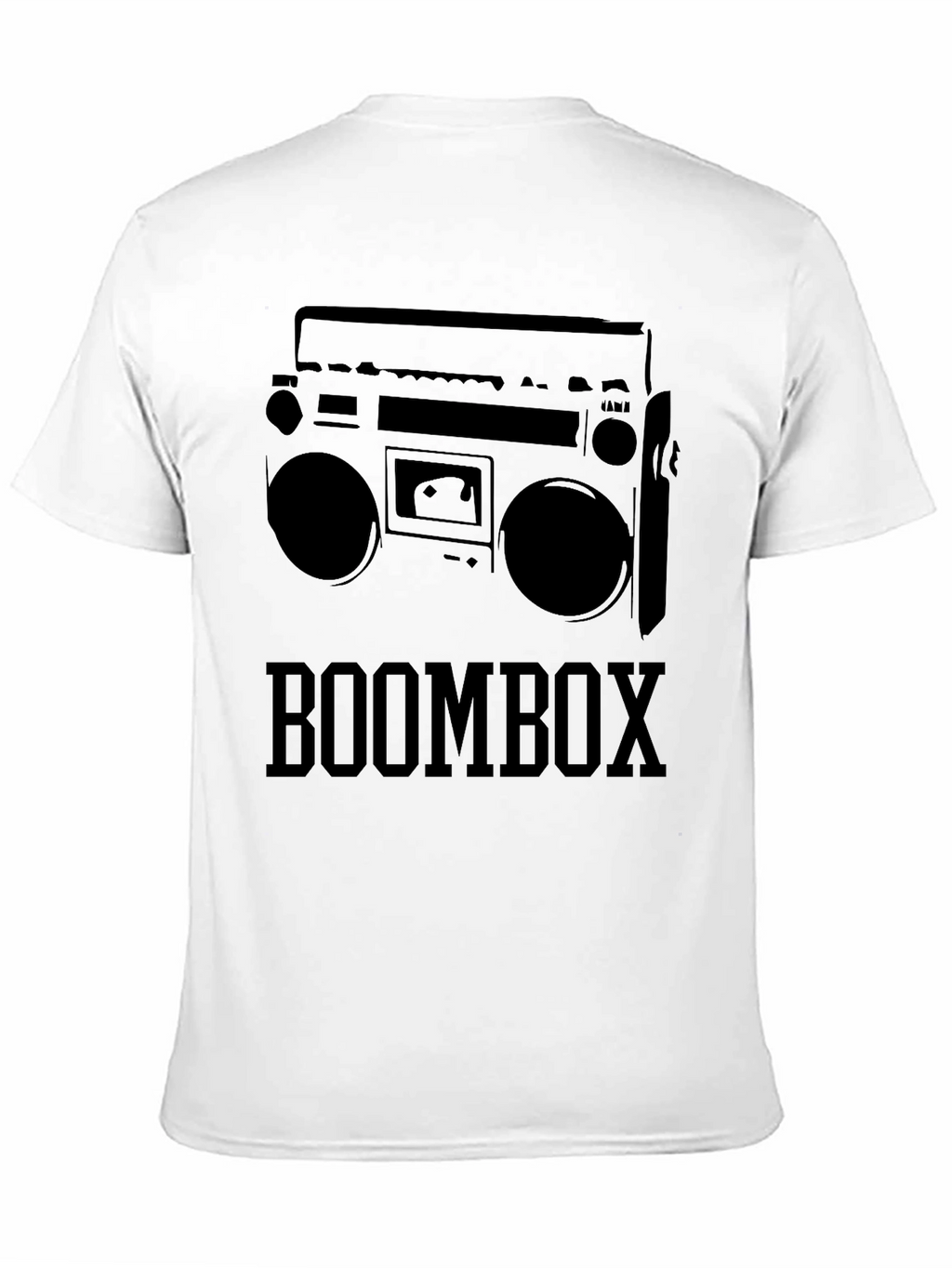 Retro Boombox Graphic T-Shirt - Classic 80s Style