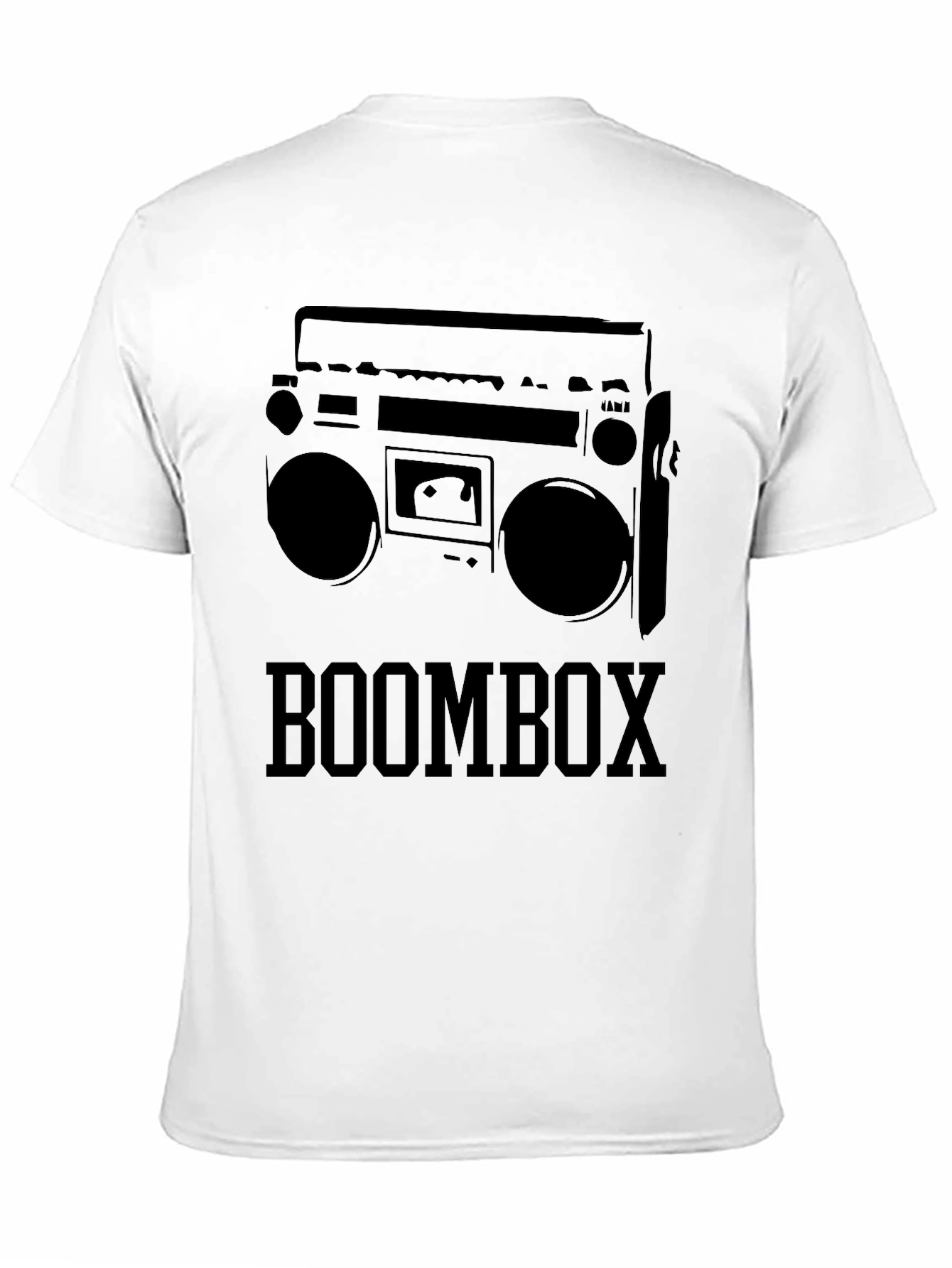 Retro Boombox Graphic T-Shirt - Classic 80s Style
