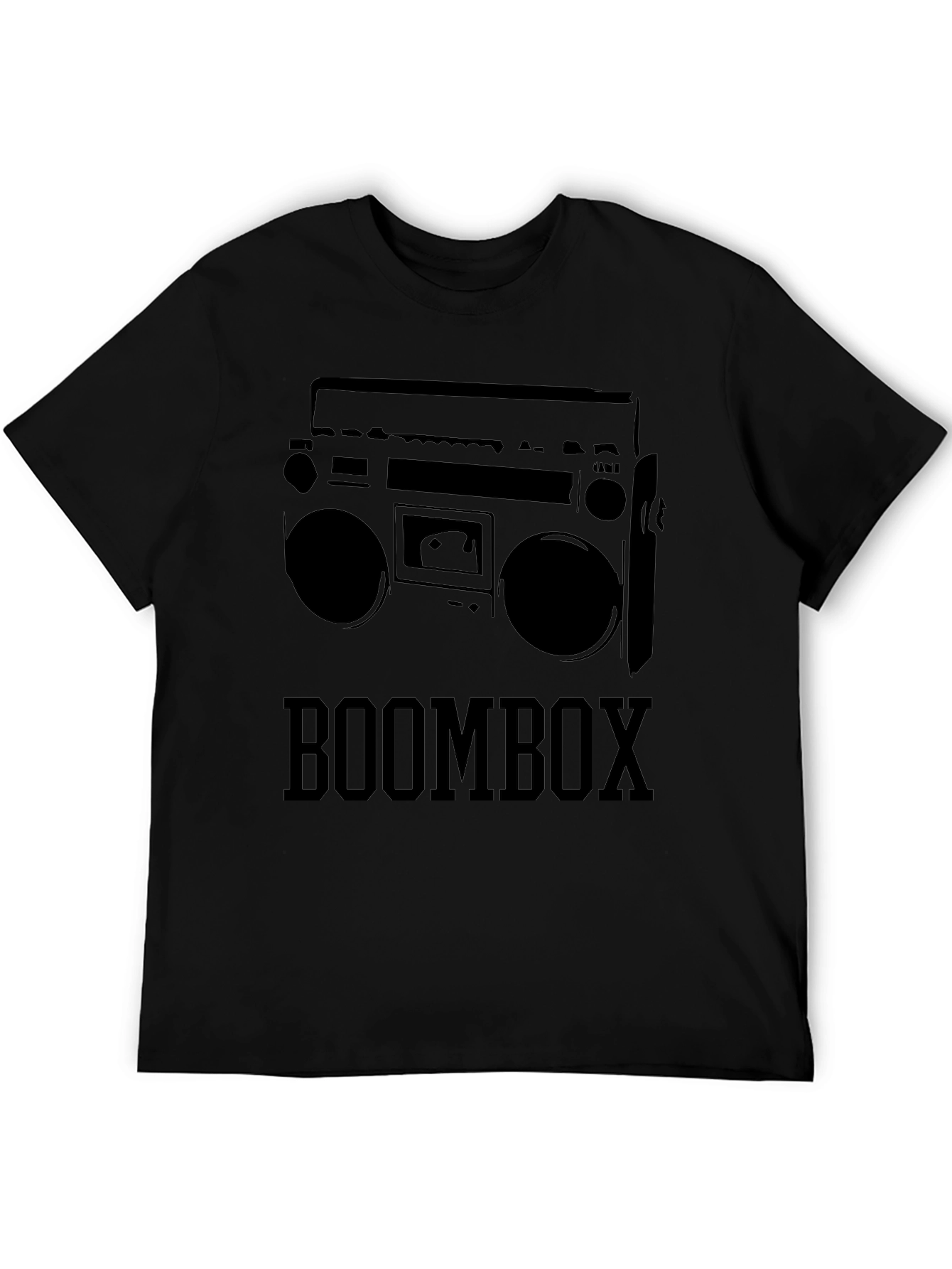 Retro Boombox Graphic T-Shirt - Classic 80s Style