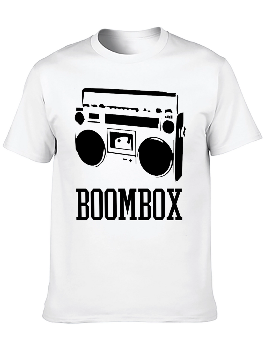 Retro Boombox Graphic T-Shirt - Classic 80s Style