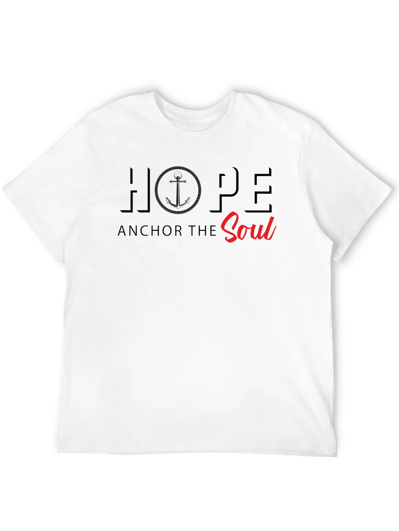 Hope Anchor the Soul Graphic T-Shirt