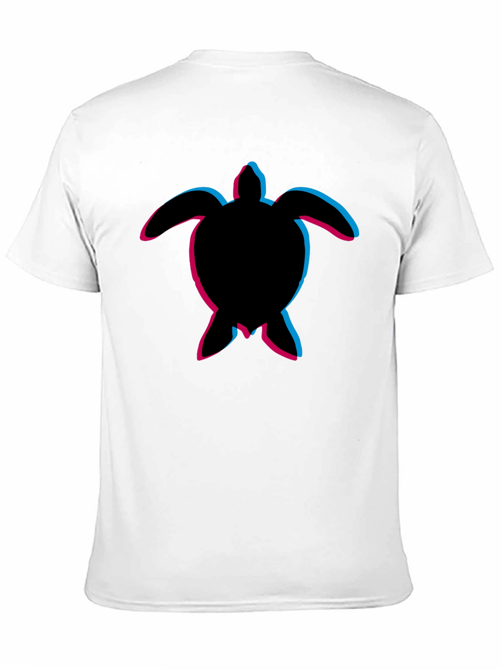 Mens Black Turtle Graphic T-Shirt