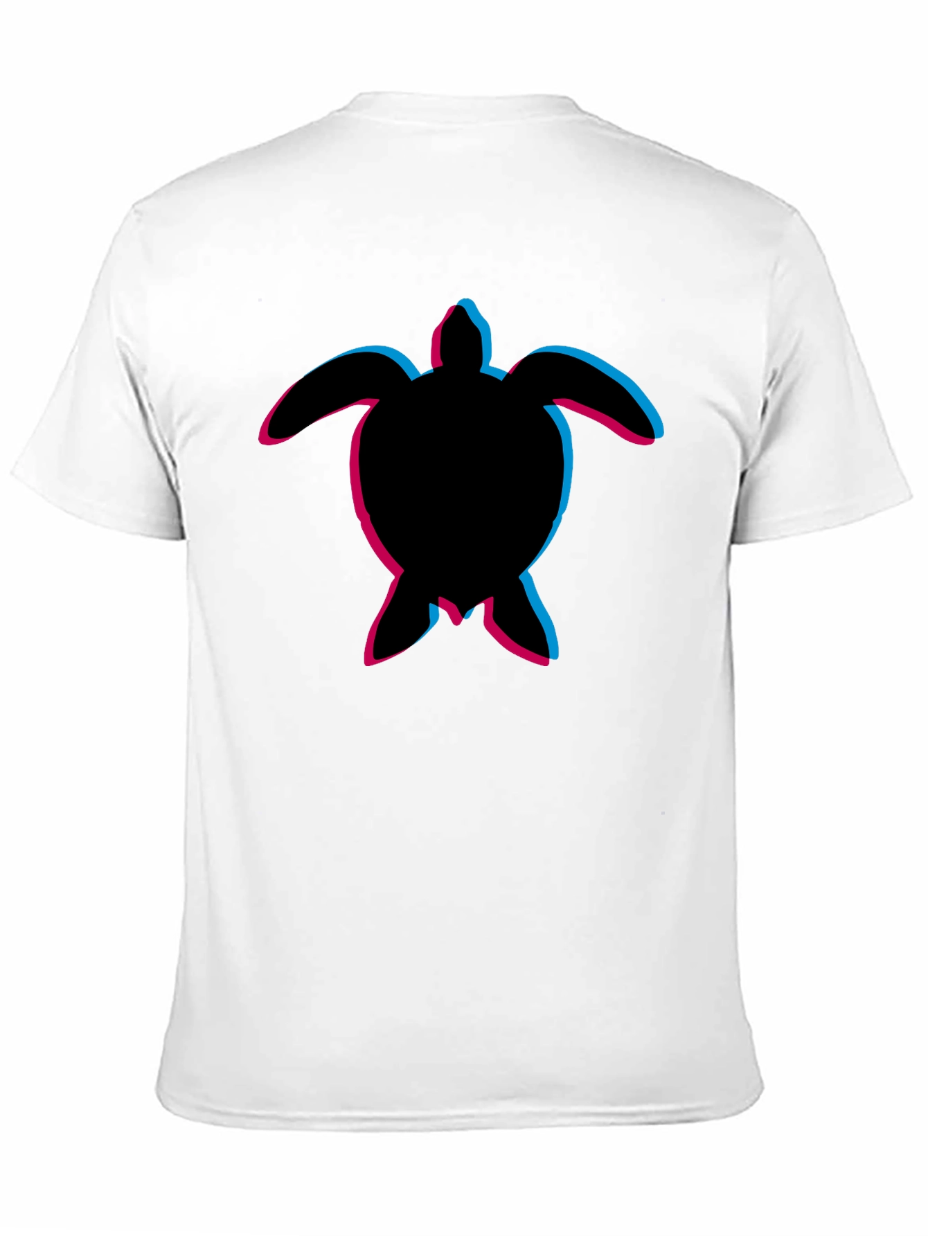 Mens Black Turtle Graphic T-Shirt