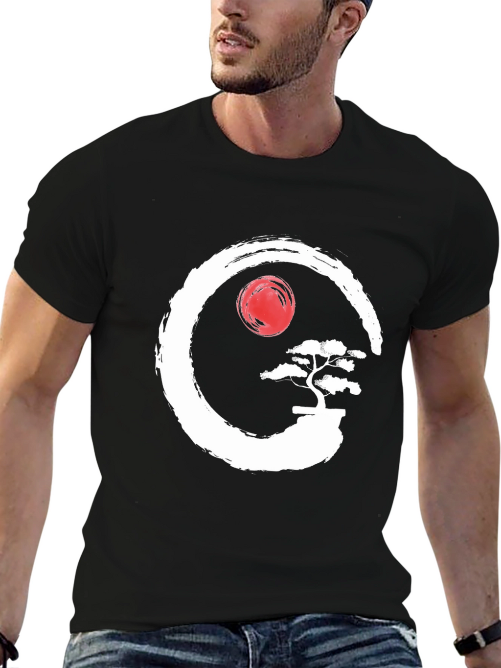 Zen Bonsai T-Shirt - Artistic Graphic Tee