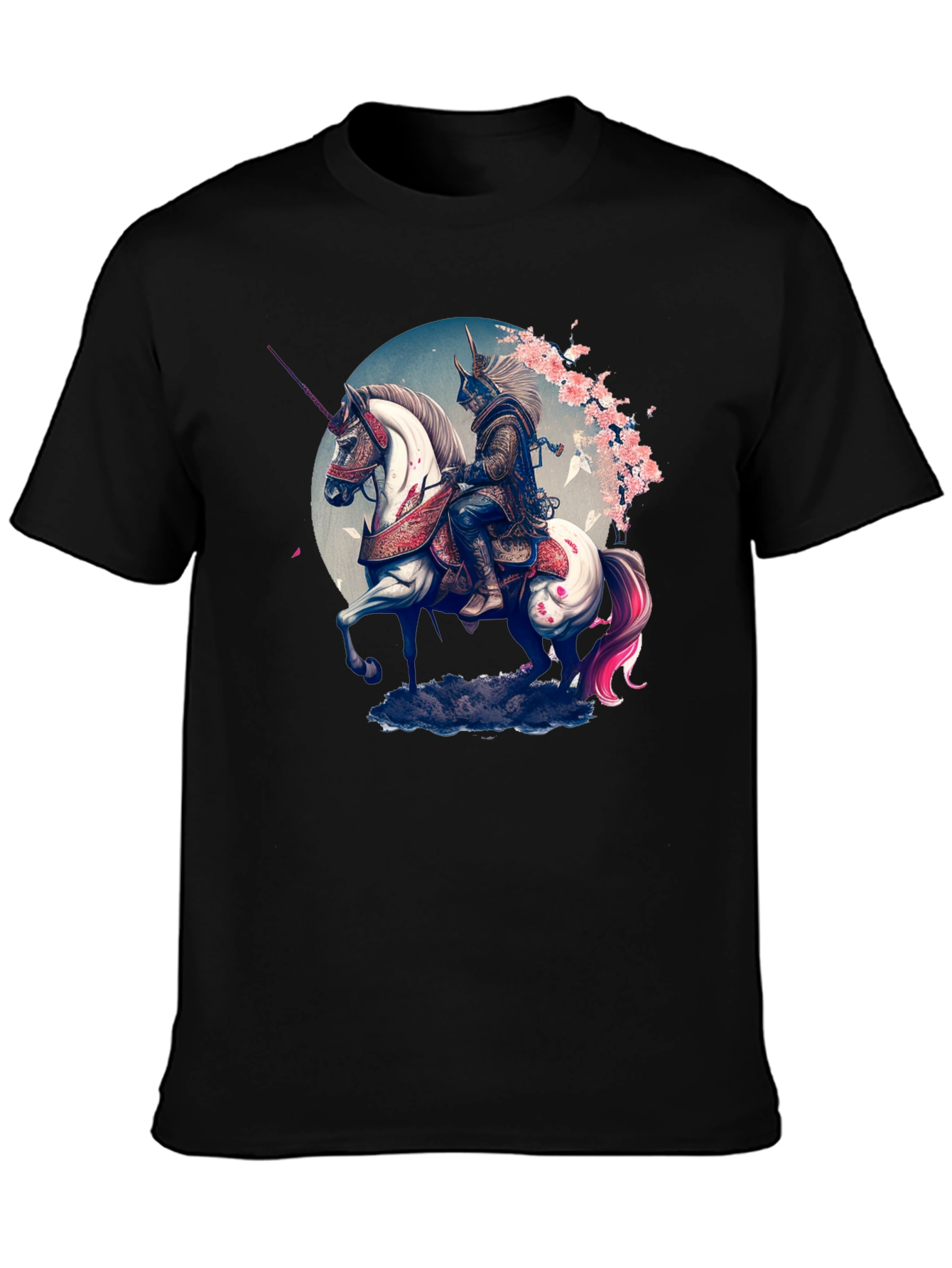 Samurai Unicorn T-Shirt - Unique Graphic Tee