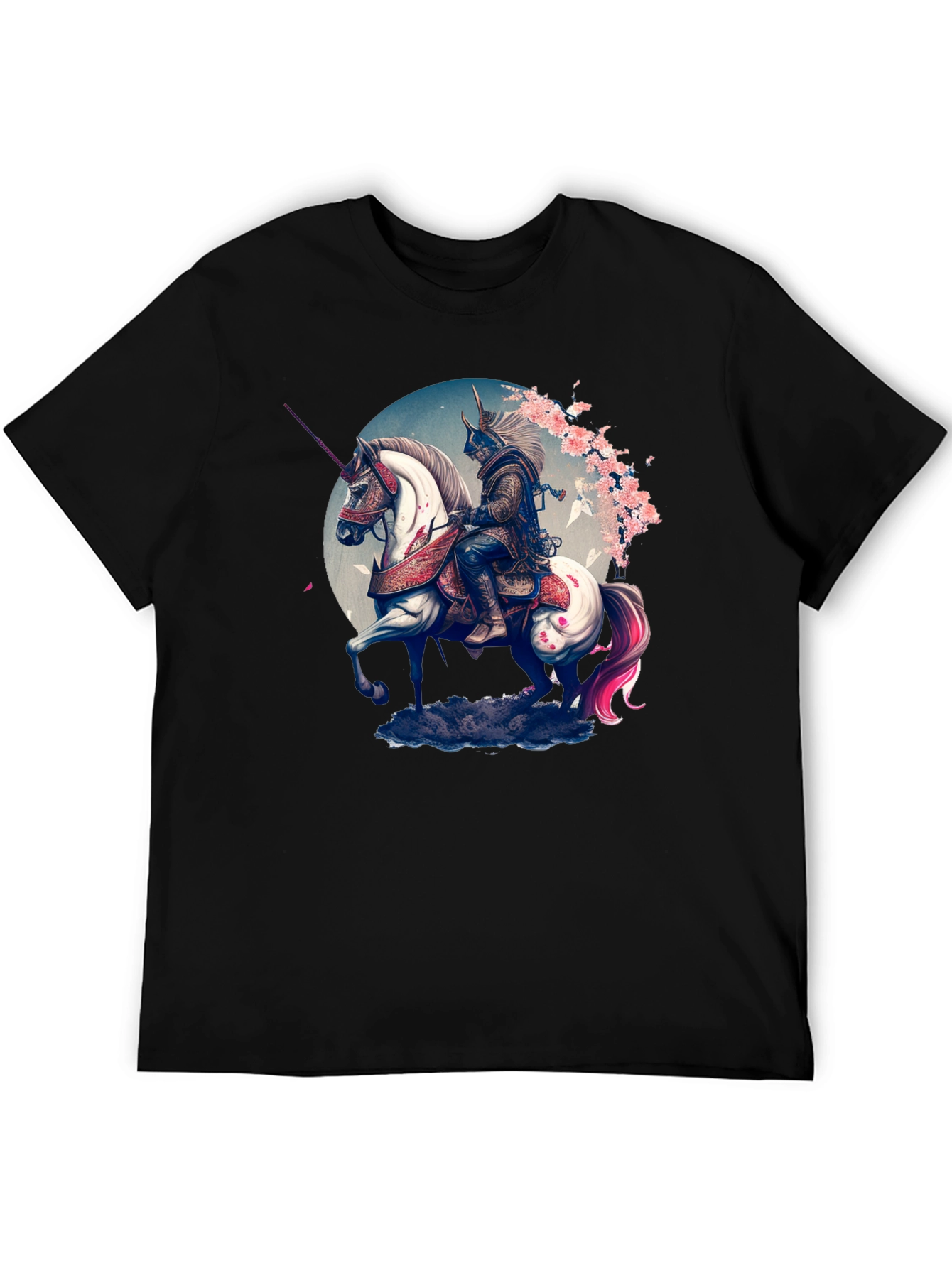 Samurai Unicorn T-Shirt - Unique Graphic Tee