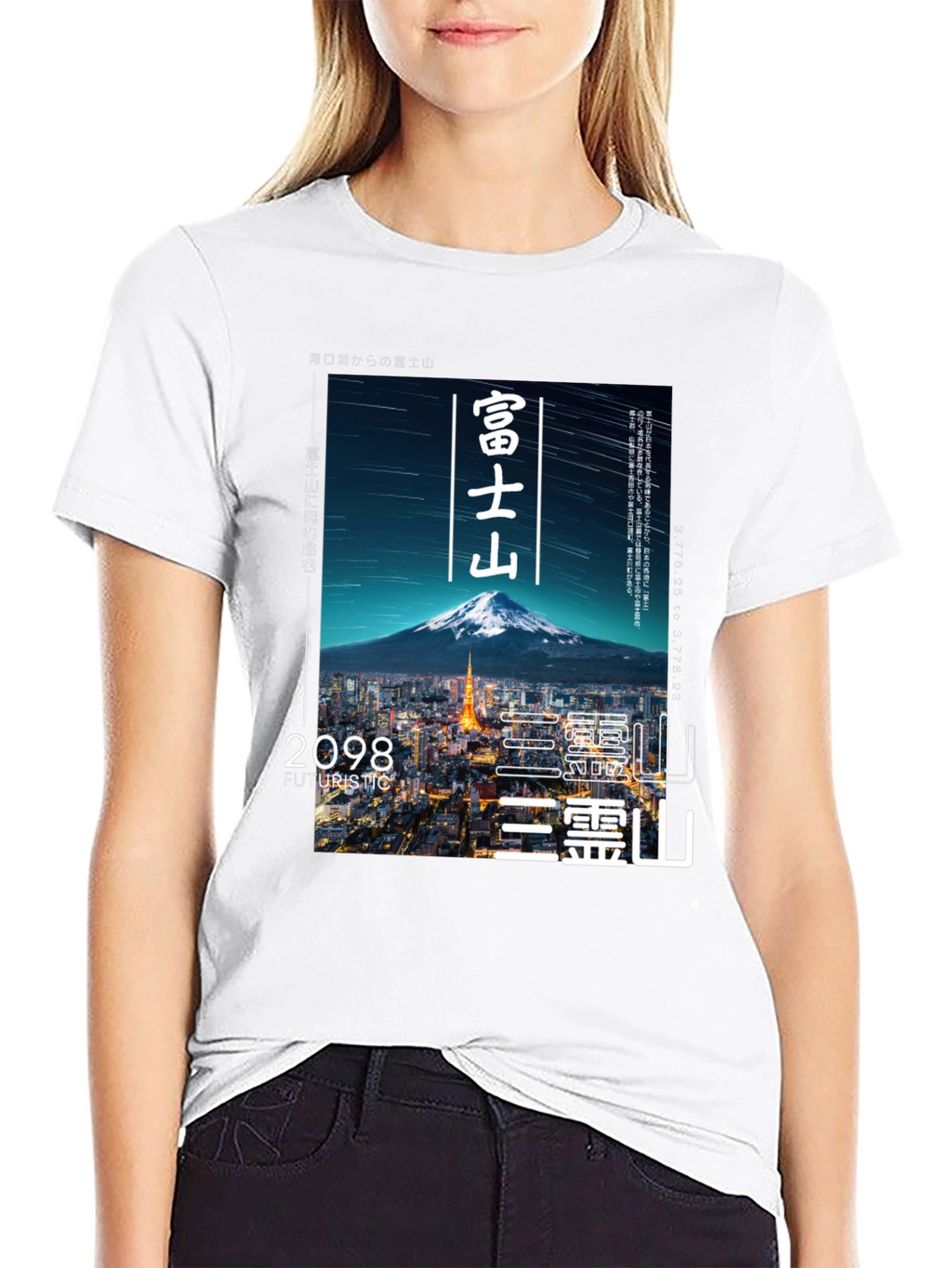 Futuristic Japan Graphic Tee