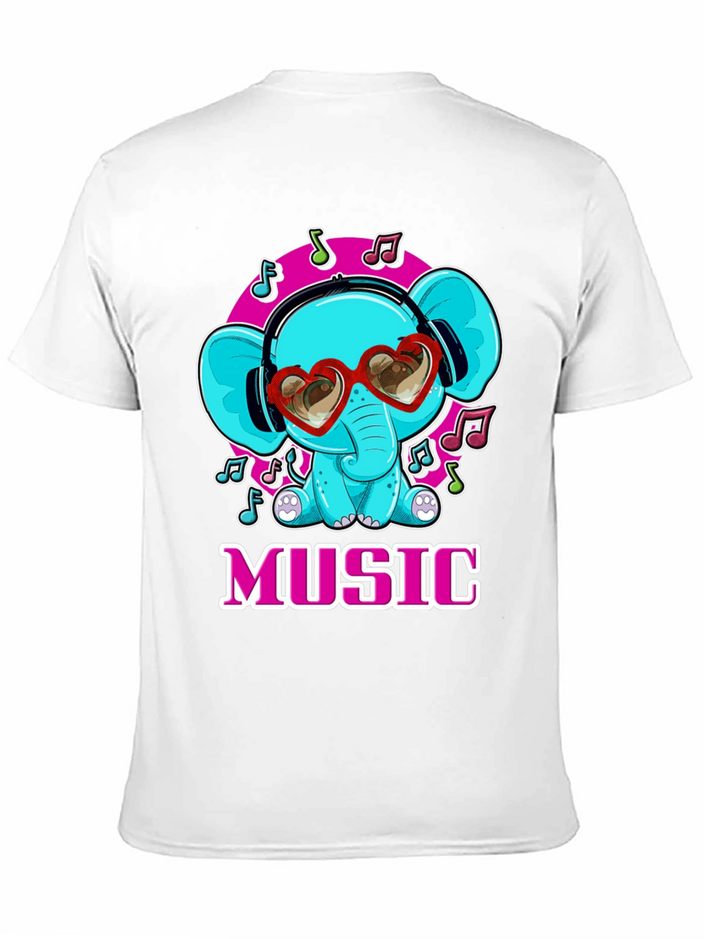 Music Loving Elephant T-Shirt