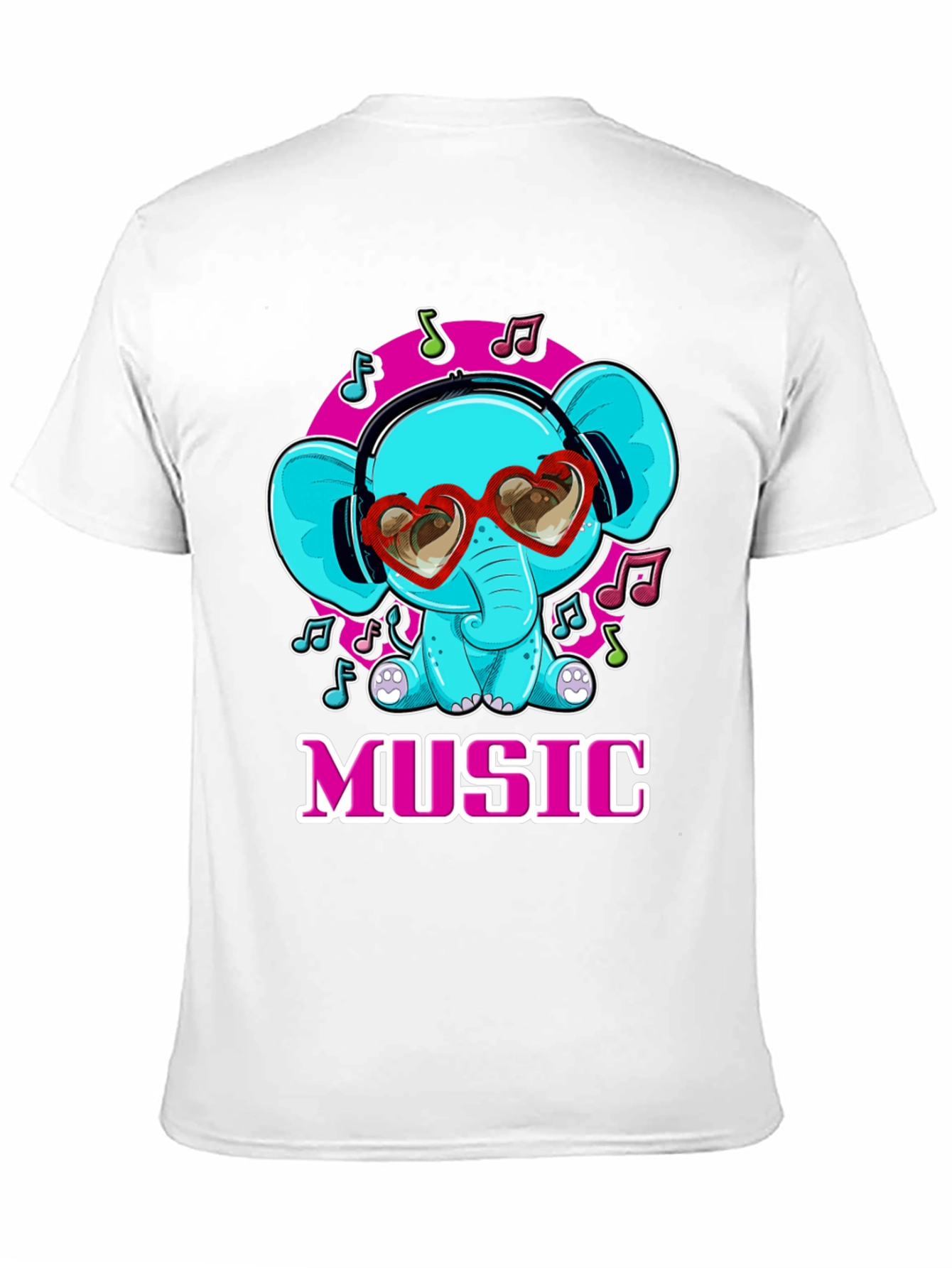 Music Loving Elephant T-Shirt