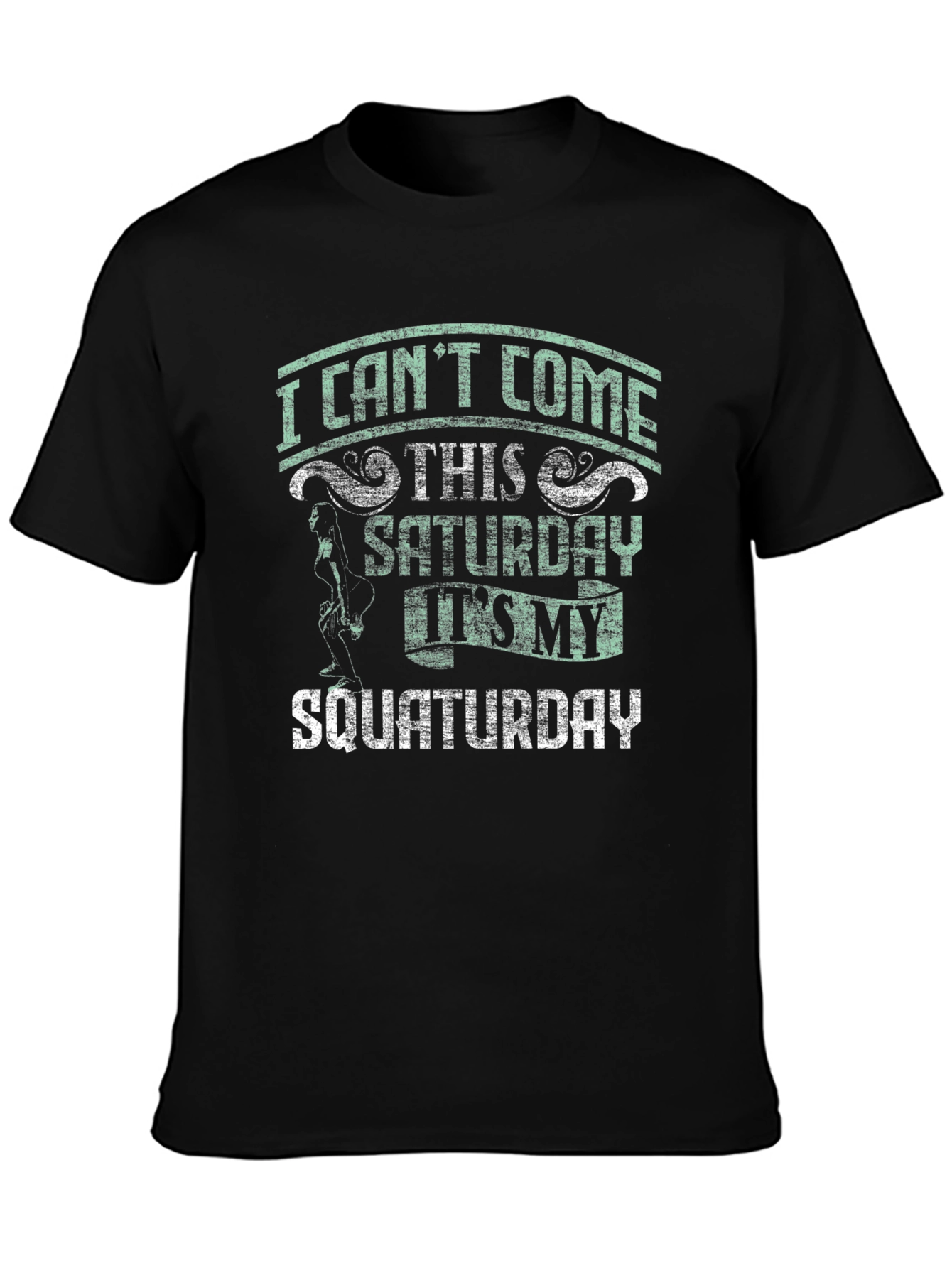 Squaturday Funny Gym Workout T-Shirt