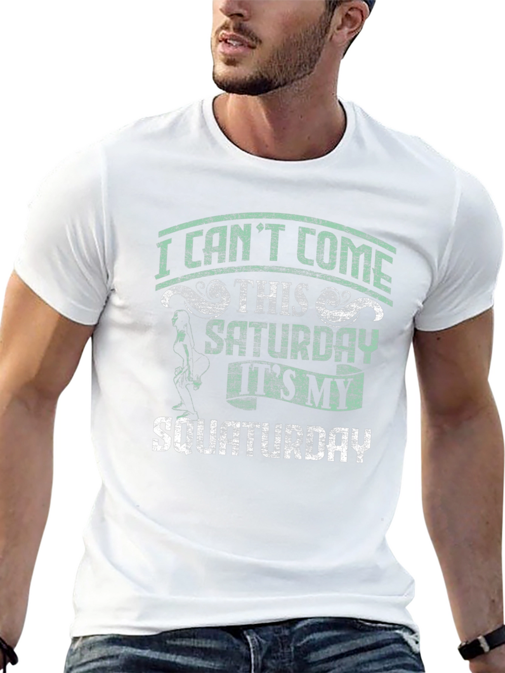 Squaturday Funny Gym Workout T-Shirt