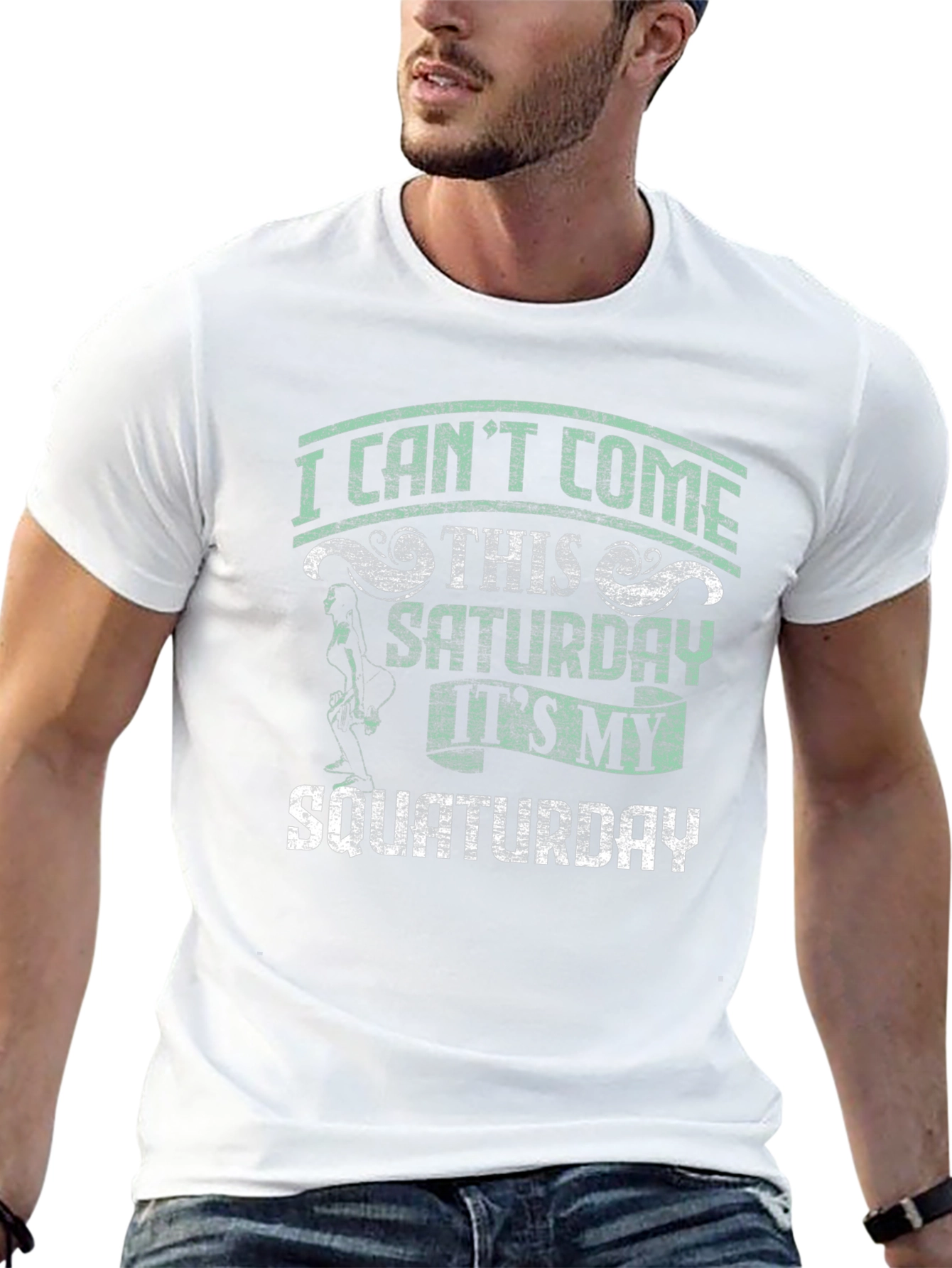 Squaturday Funny Gym Workout T-Shirt