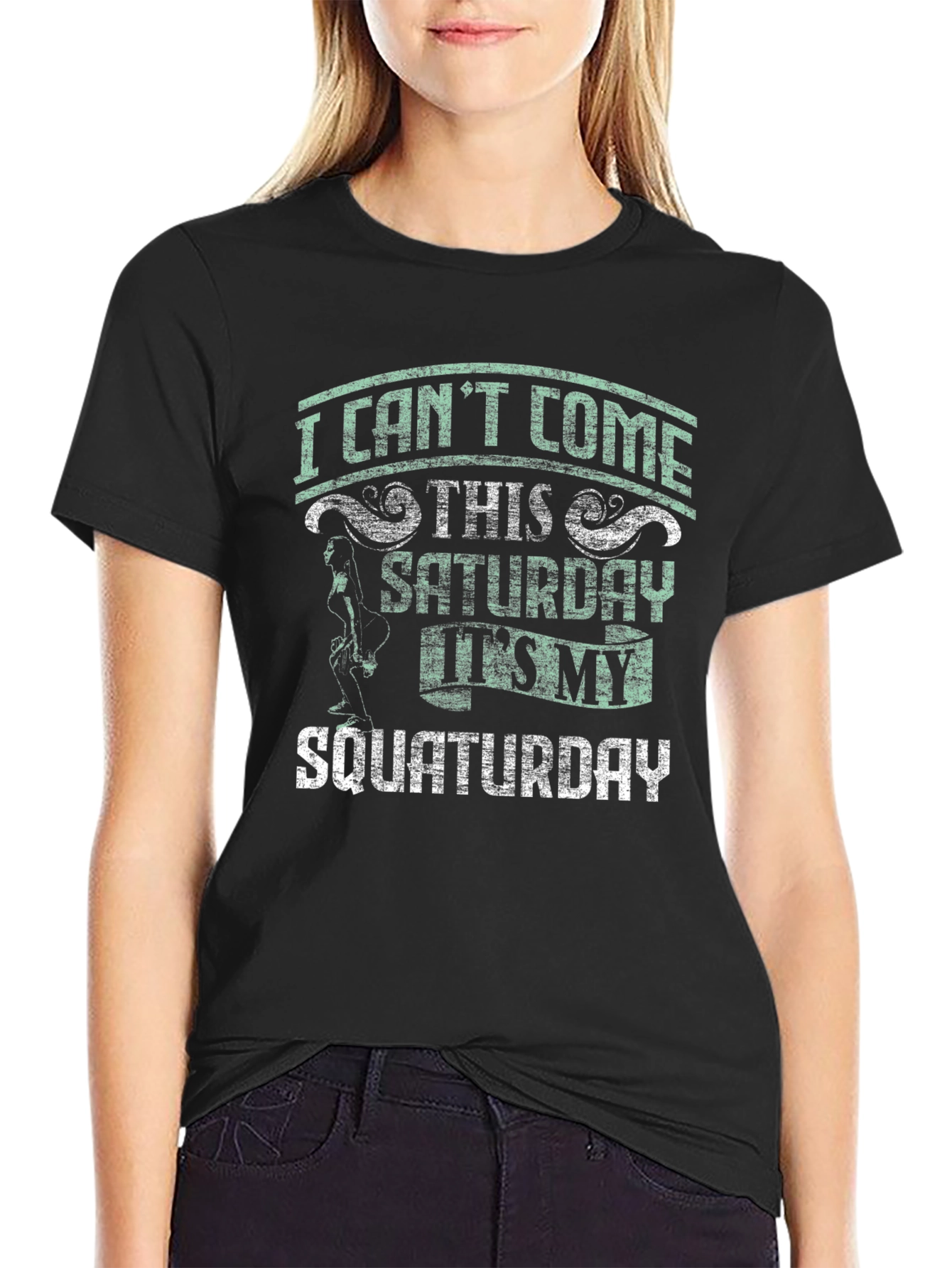Squaturday Funny Gym Workout T-Shirt