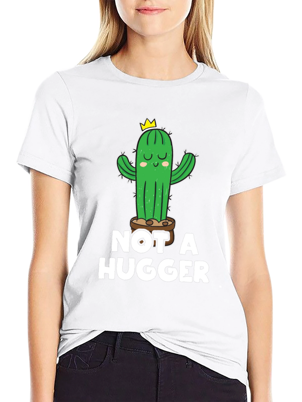 Not a Hugger Cactus T-Shirt - Unisex