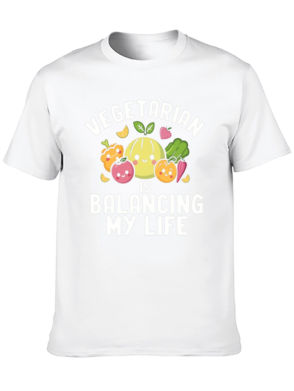 Vegetarian Balancing My Life T-Shirt