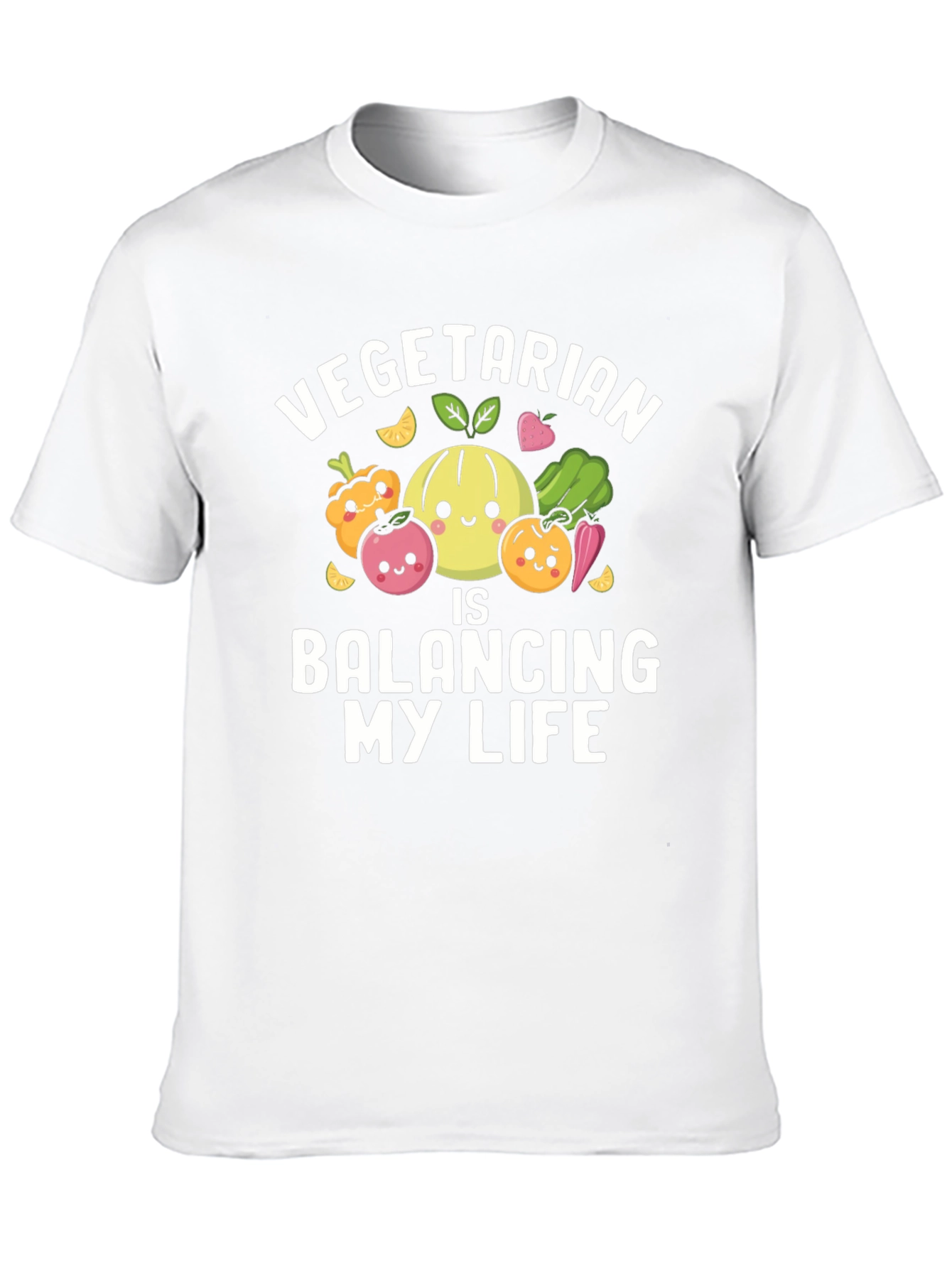 Vegetarian Balancing My Life T-Shirt