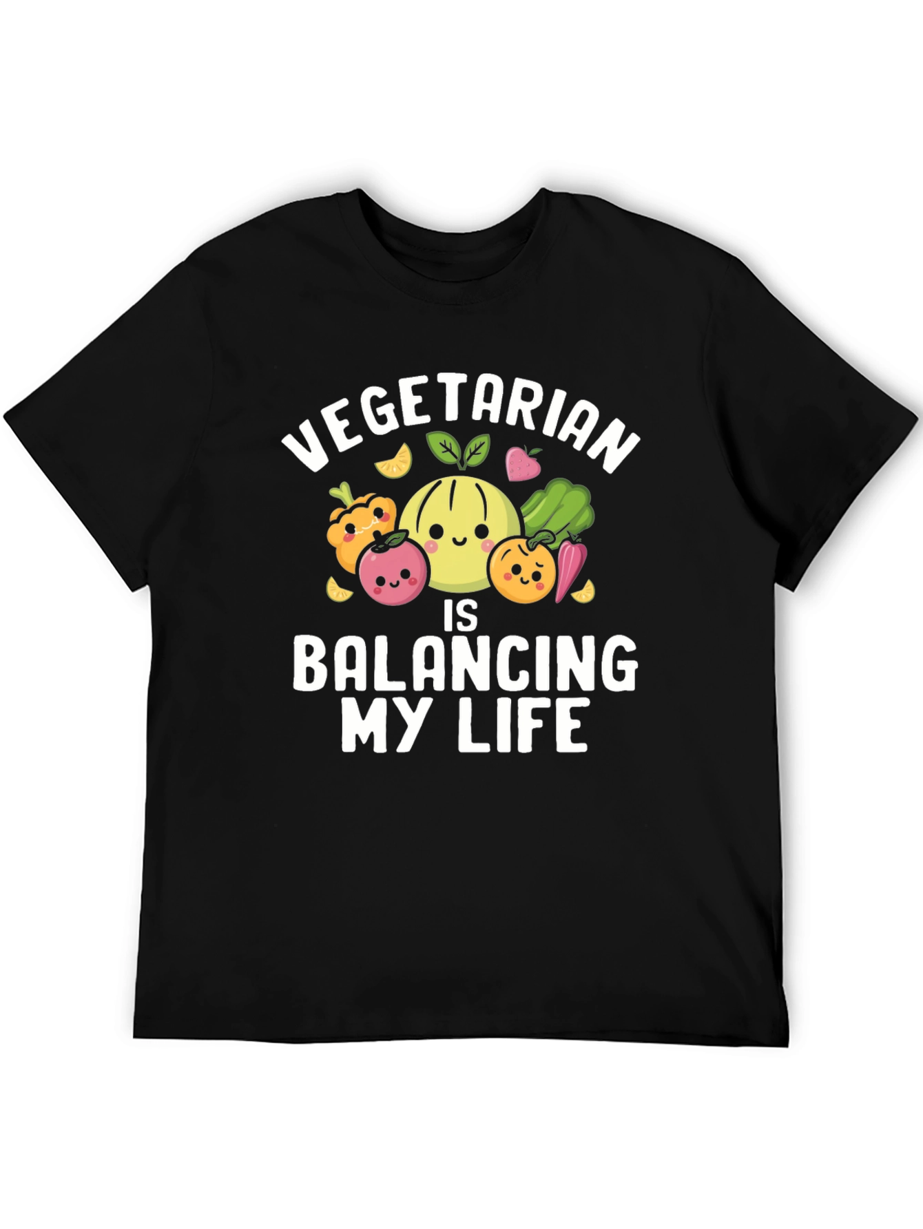Vegetarian Balancing My Life T-Shirt