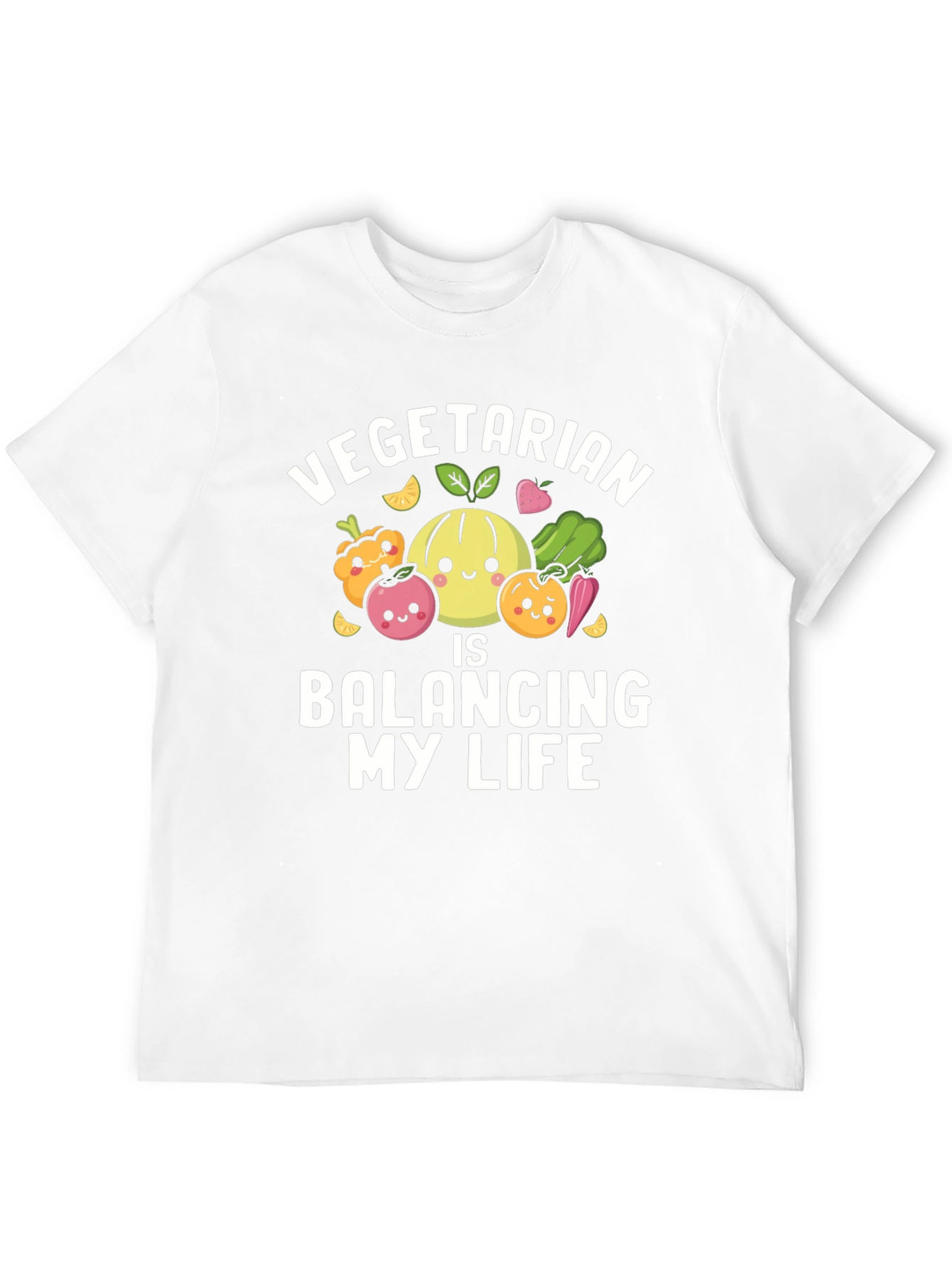 Vegetarian Balancing My Life T-Shirt