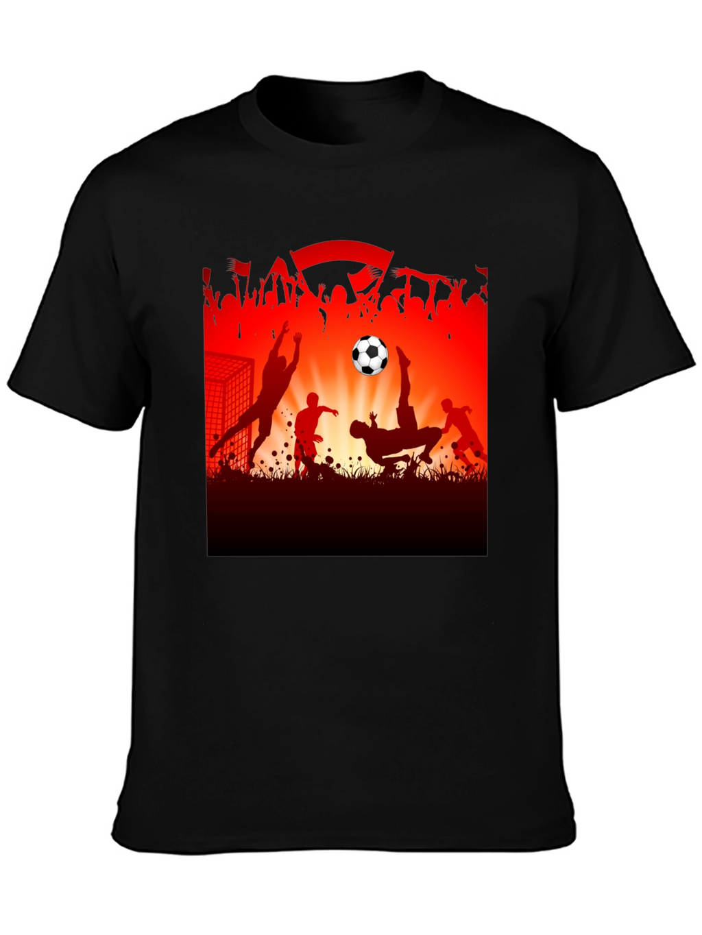Soccer Silhouette Graphic Tee
