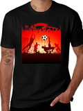 Soccer Silhouette Graphic Tee