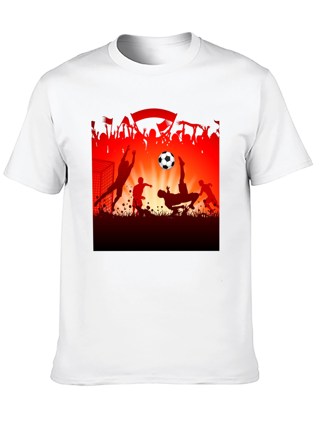 Soccer Silhouette Graphic Tee