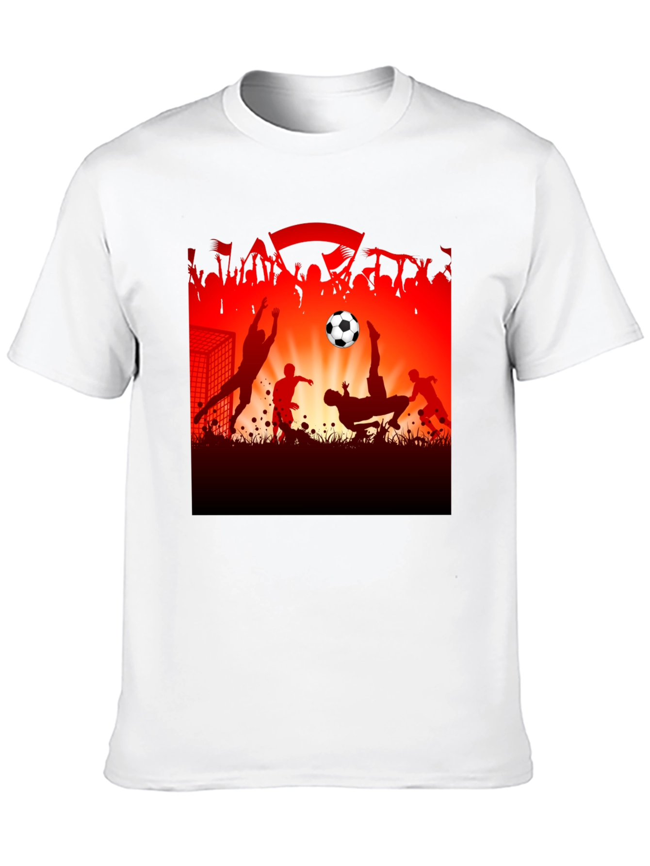 Soccer Silhouette Graphic Tee
