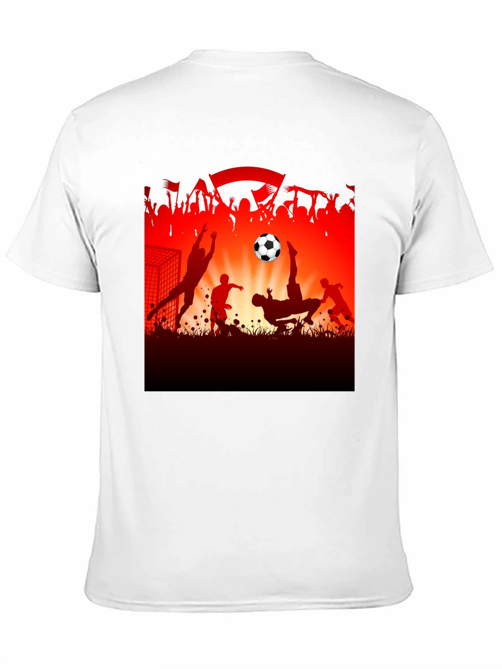 Soccer Silhouette Graphic Tee