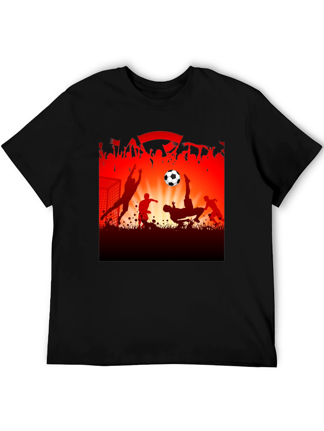 Soccer Silhouette Graphic Tee