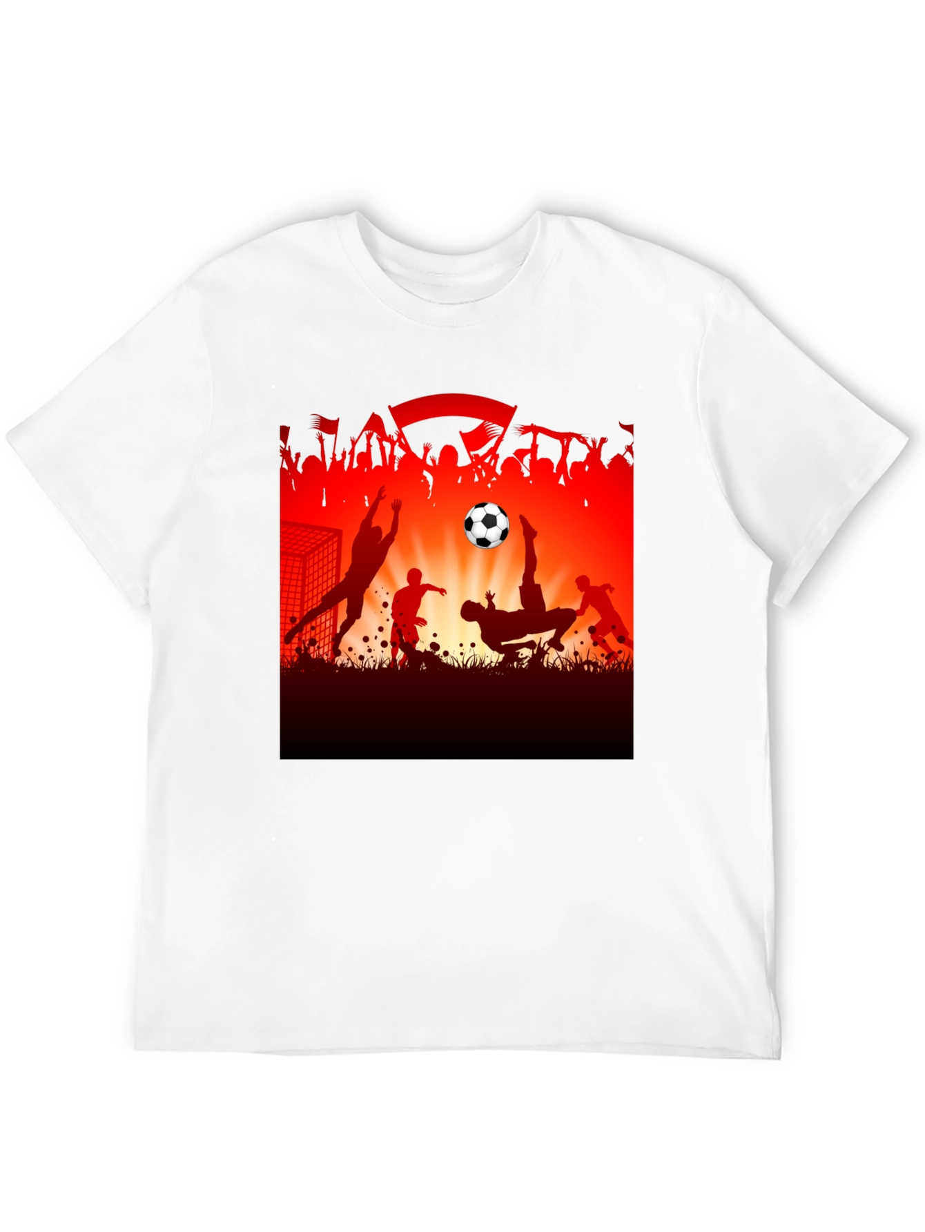 Soccer Silhouette Graphic Tee