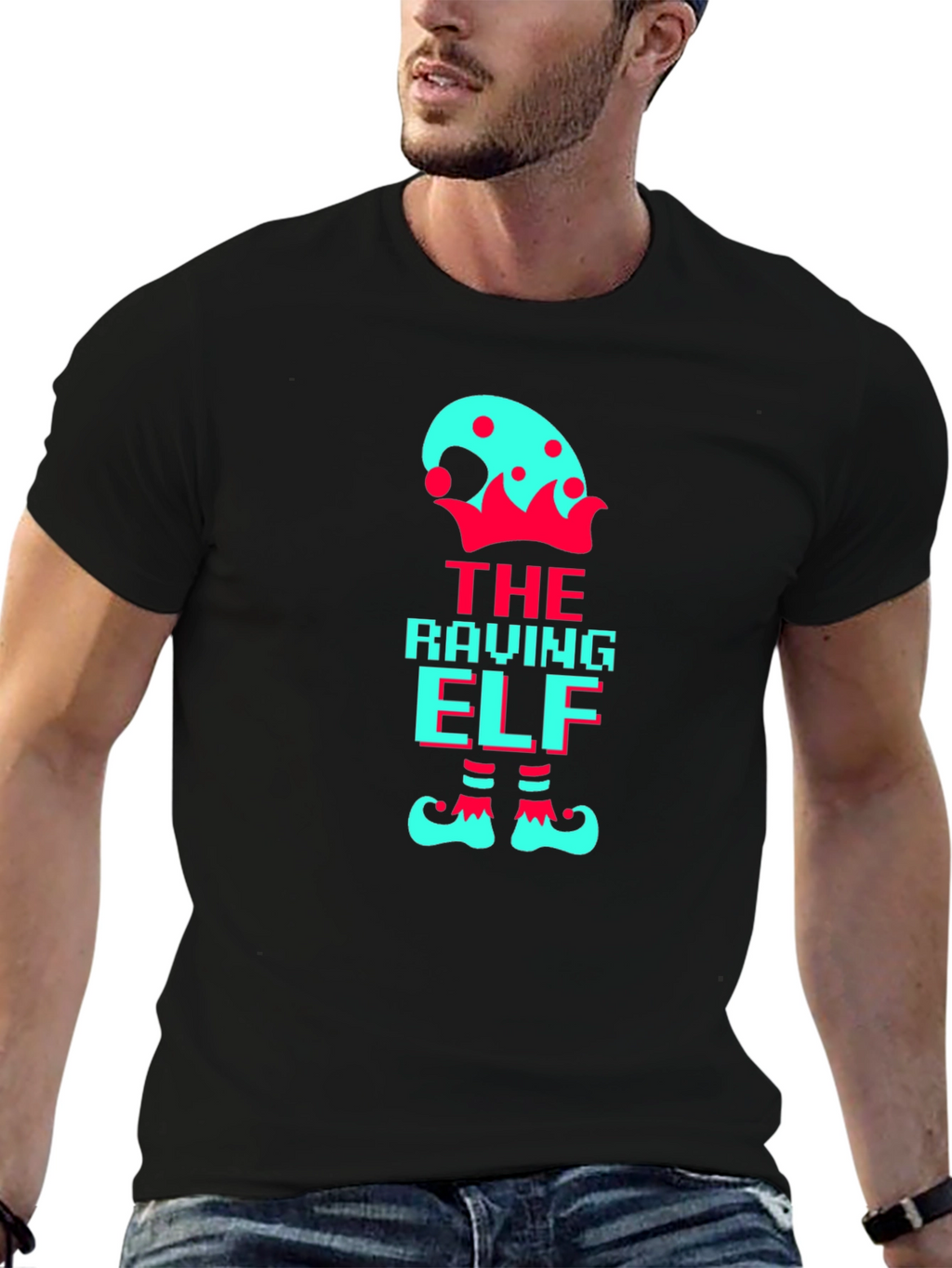 The Raving Elf Black T-Shirt