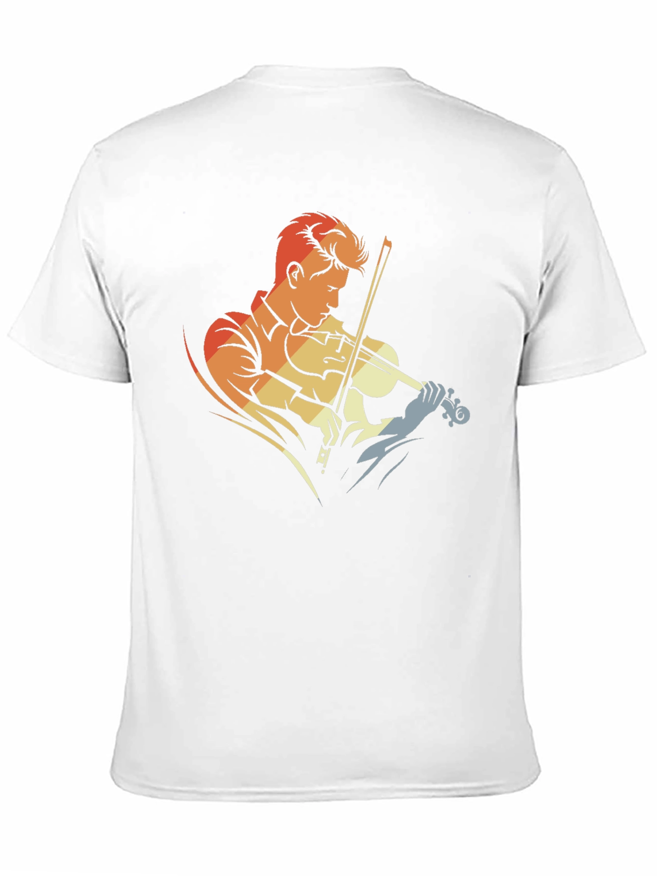 Violinist Graphic T-Shirt - Retro Style