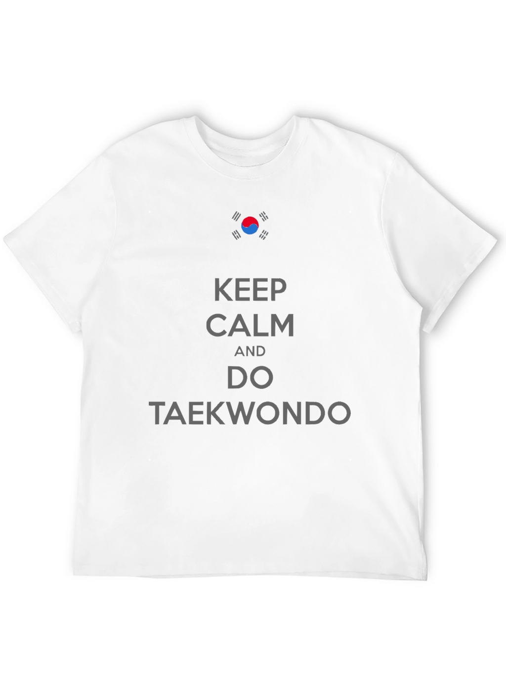 Keep Calm Do Taekwondo Black Tee
