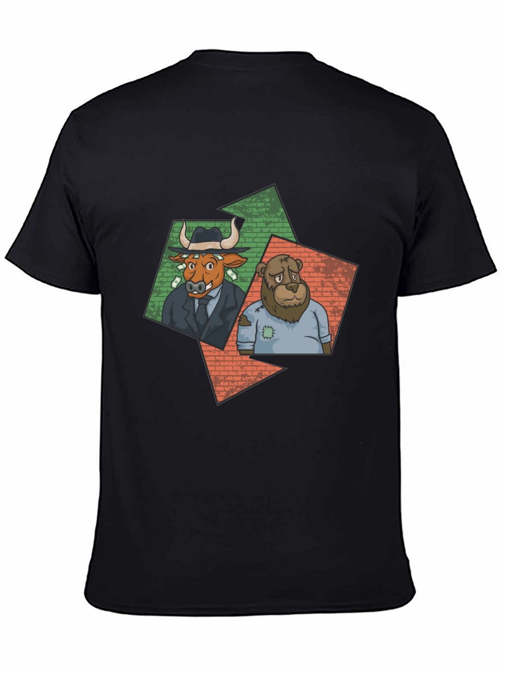 Bull and Bear Graphic Tee