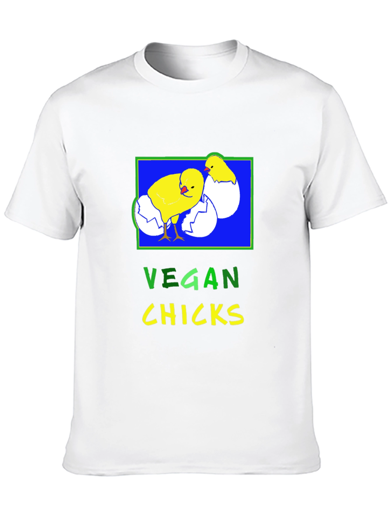 Vegan Chicks T-Shirt - Black Graphic Tee