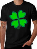 Lucky Four Leaf Clover Graphic Tee