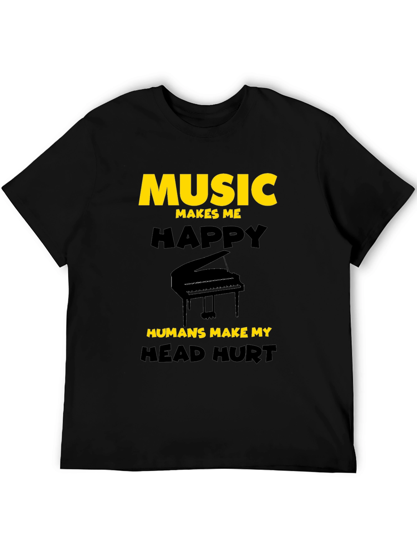 Music Lover T-Shirt: Music Makes Me Happy