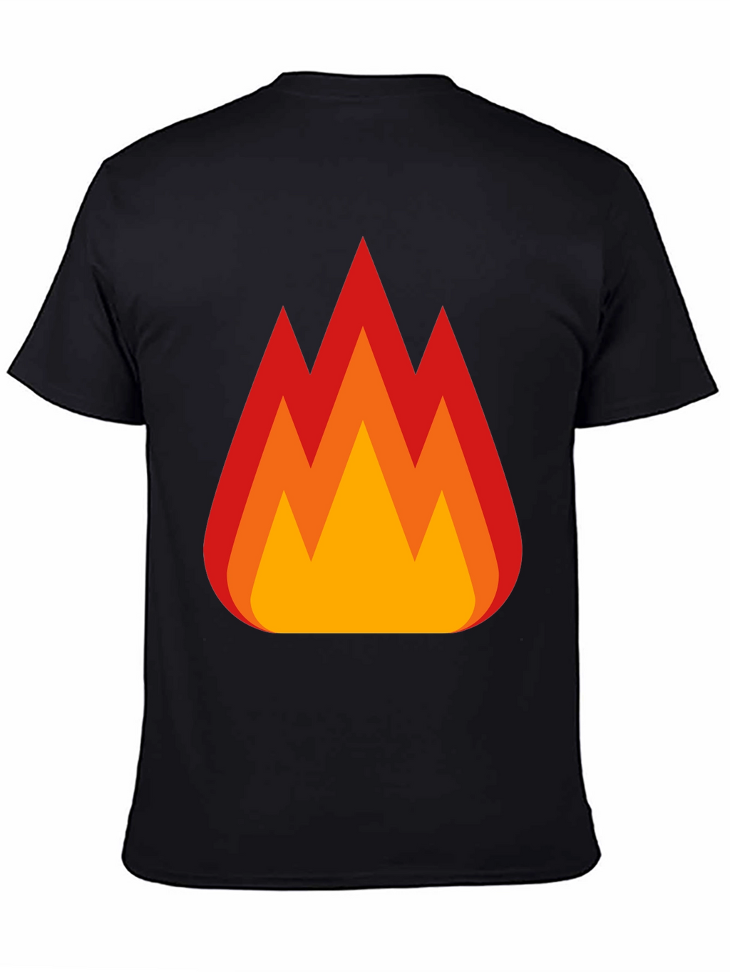 Flaming Hot Tee - Bold Graphic Print T-Shirt
