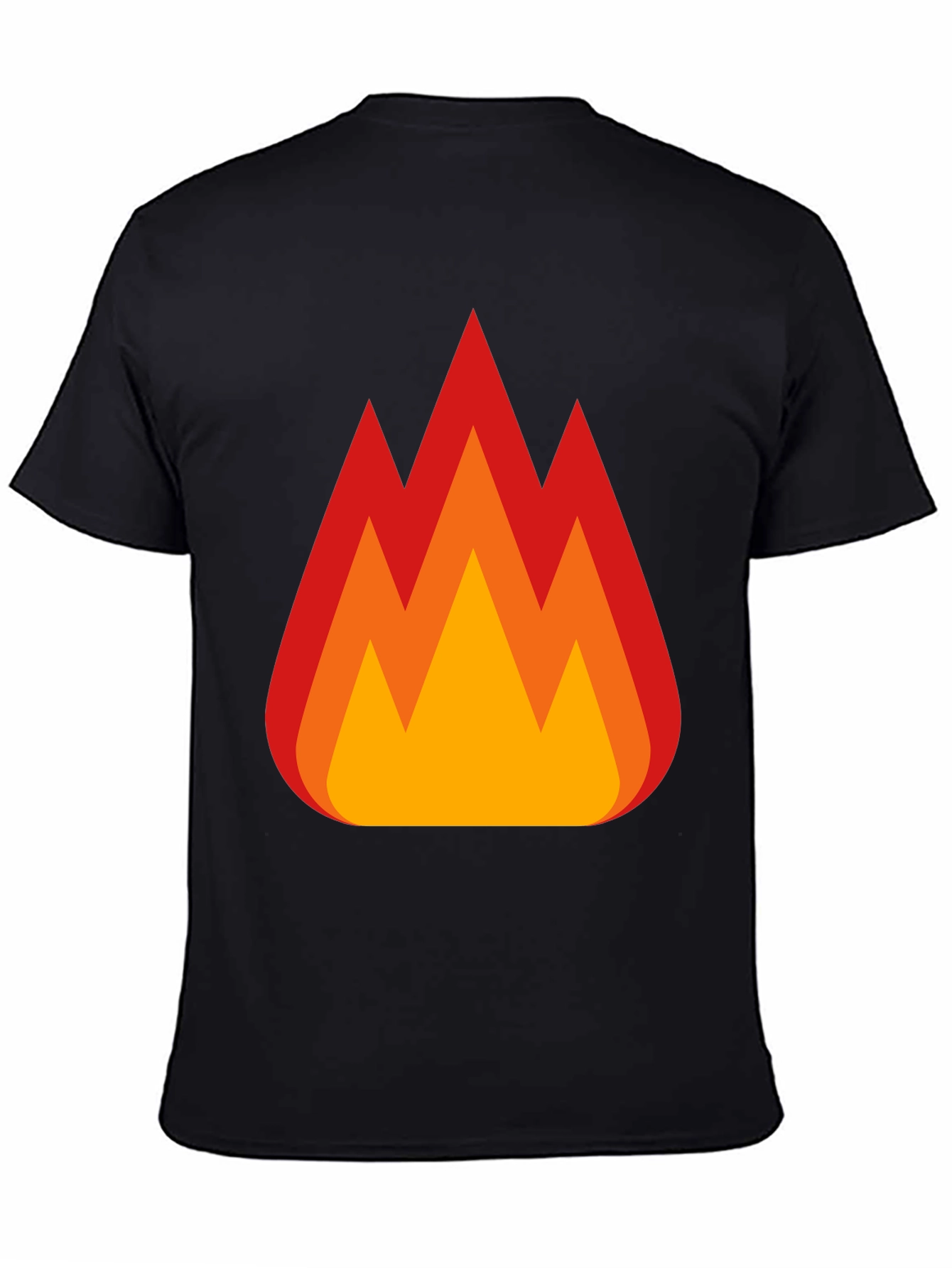 Flaming Hot Tee - Bold Graphic Print T-Shirt